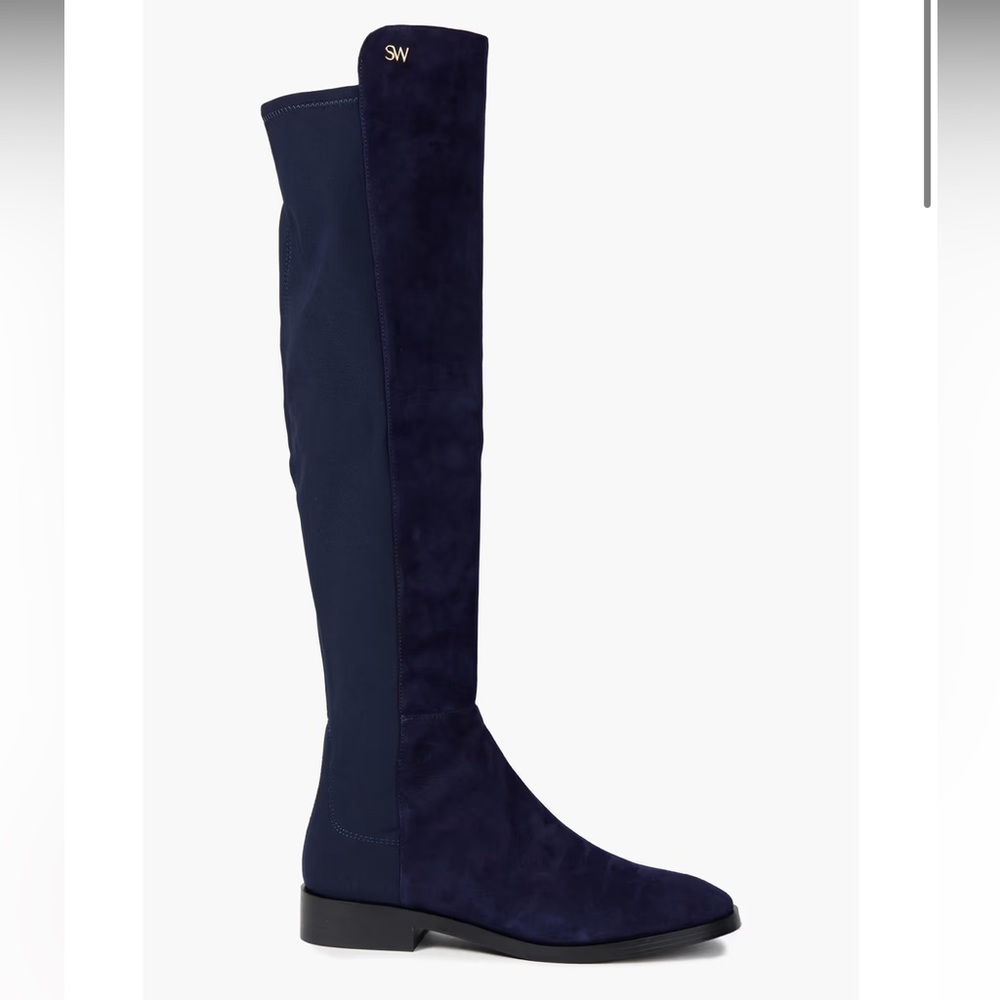 Stuart Weitzman Deep Blue Over-the-Knee Boots